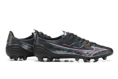 Mizuno Alpha Made In Japan FG Low-Tops Football Boots - Black/Red