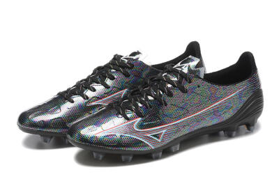 Mizuno Alpha Made In Japan FG Low-Tops Football Boots - Black/Red