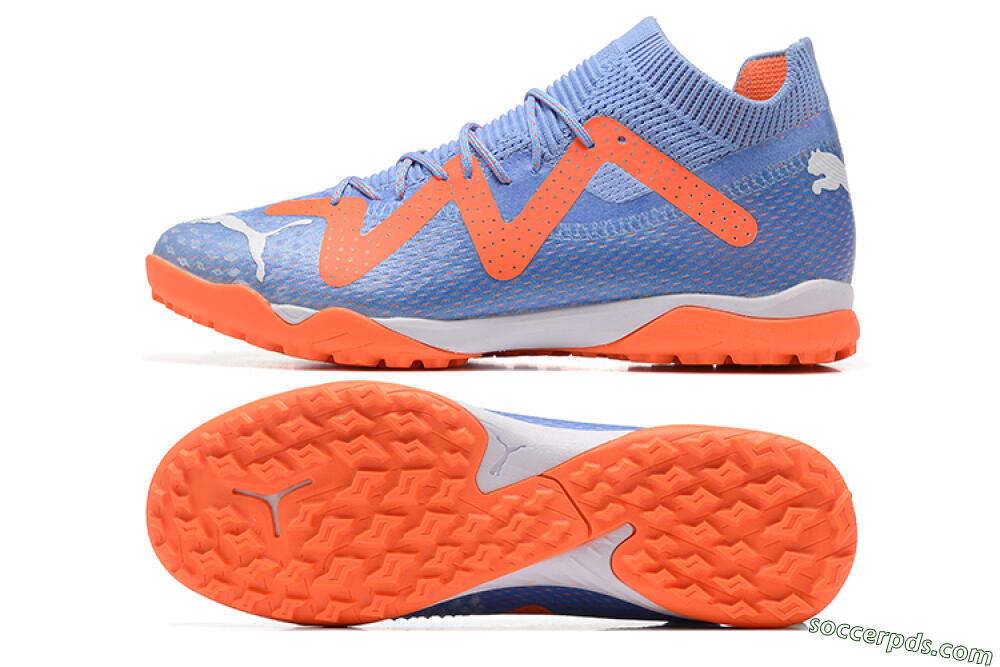 Puma Future Ultimate TF Low-Tops Football Shoes - Purple/Orange 0