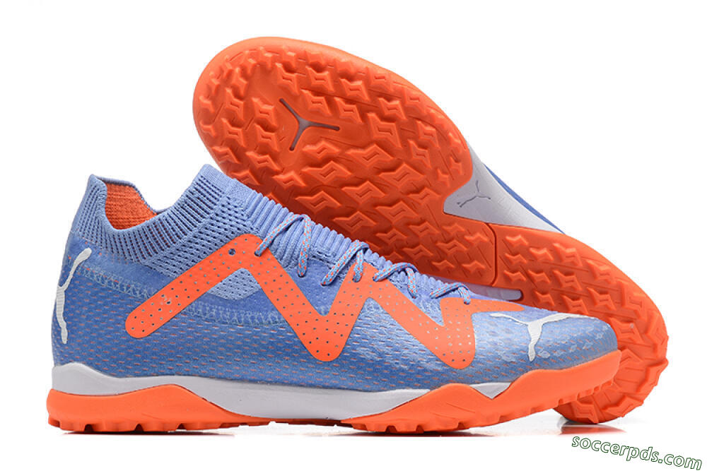 Puma Future Ultimate TF Low-Tops Football Shoes - Purple/Orange 1