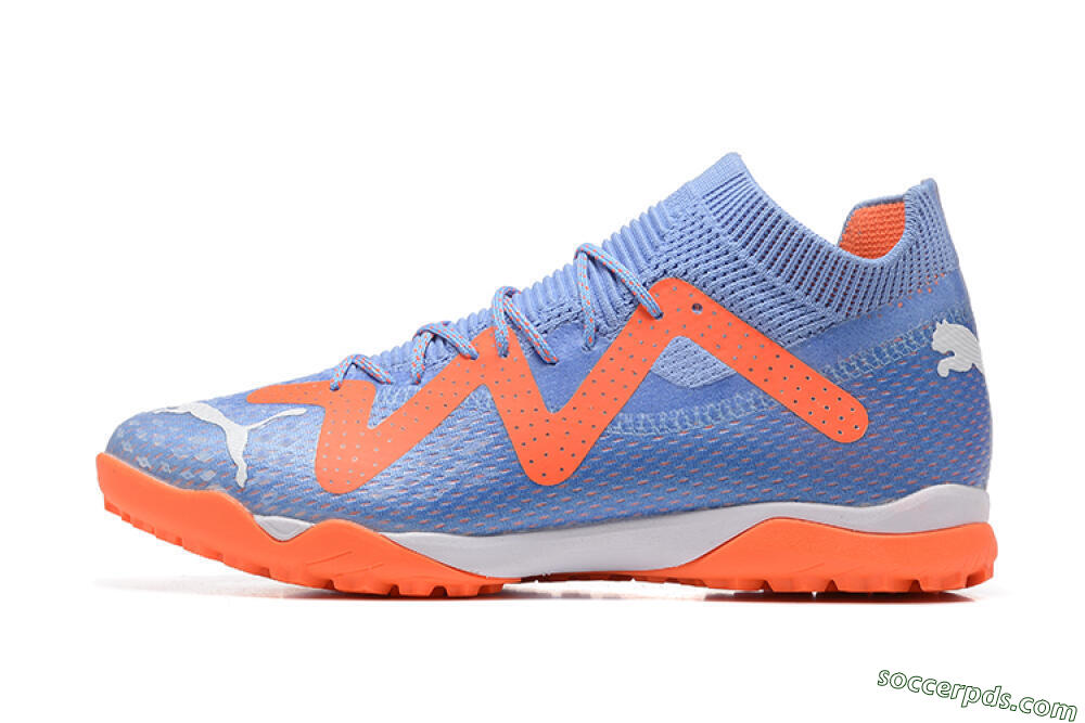 Puma Future Ultimate TF Low-Tops Football Shoes - Purple/Orange 2