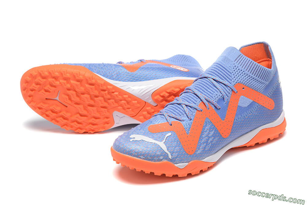 Puma Future Ultimate TF Low-Tops Football Shoes - Purple/Orange 3