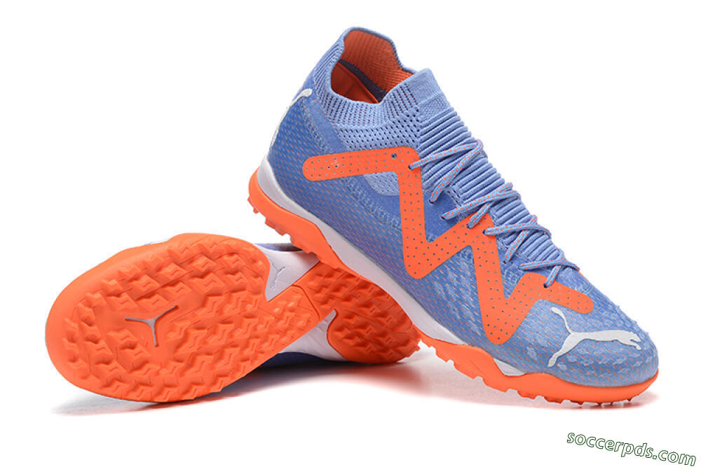 Puma Future Ultimate TF Low-Tops Football Shoes - Purple/Orange 4