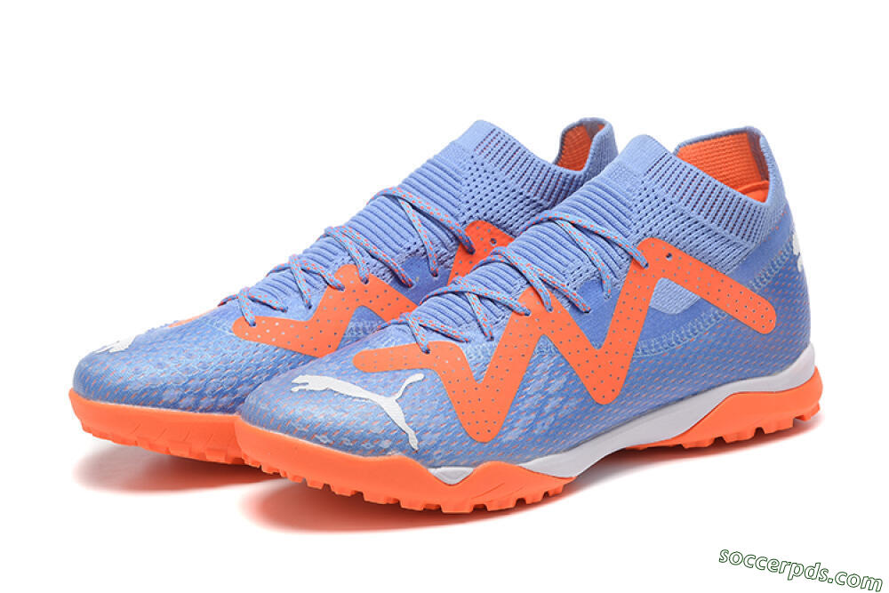 Puma Future Ultimate TF Low-Tops Football Shoes - Purple/Orange 5
