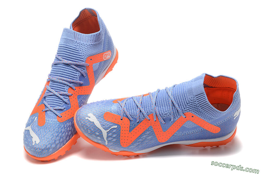 Puma Future Ultimate TF Low-Tops Football Shoes - Purple/Orange 6