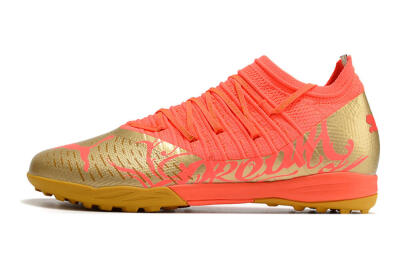 Puma Future Z 1.3 Instinct TF Low-Tops Football Shoes - Red/Gold