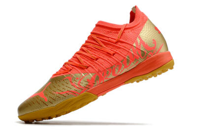 Puma Future Z 1.3 Instinct TF Low-Tops Football Shoes - Red/Gold