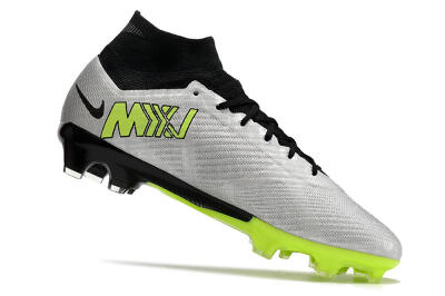 Nike Air Zoom Mercurial Superfly 9 Elite FG High-Tops Football Boots - Grey/Yellow/Black