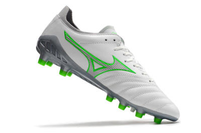 Mizuno Morelia Neo 3 Made in Japan FG Low-Tops Football Boots - White/Green