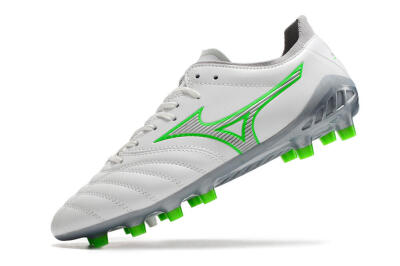 Mizuno Morelia Neo 3 Made in Japan FG Low-Tops Football Boots - White/Green