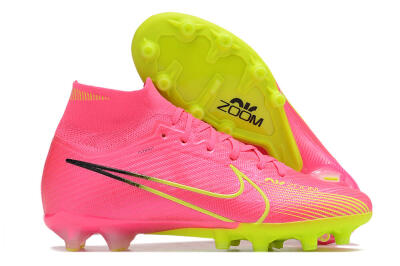 Nike Zoom Superfly 9 Elite SE AG High-Tops Football Boots - Pink/Green