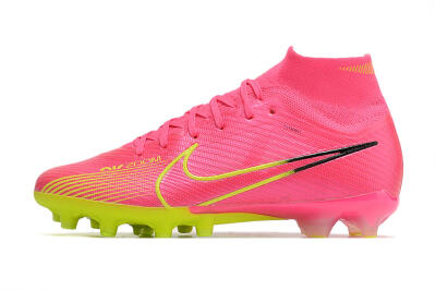 Nike Zoom Superfly 9 Elite SE AG High-Tops Football Boots - Pink/Green