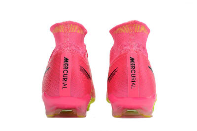Nike Zoom Superfly 9 Elite SE AG High-Tops Football Boots - Pink/Green
