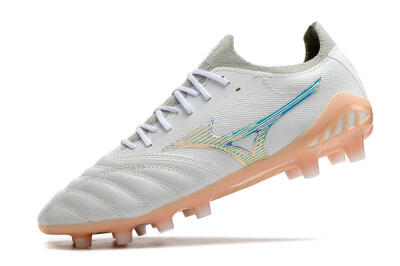 Mizuno Morelia Neo 3 FG Low-Tops Football Boots - White/Blue/Pink