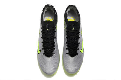 Nike Air Zoom Vapor 15 Elite SE AG Low-Tops Football Boots - Silver/Green/Black