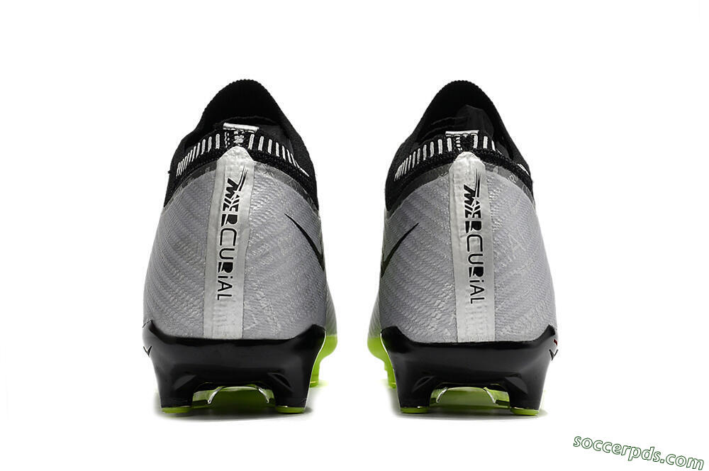 Nike Air Zoom Vapor 15 Elite SE AG Low-Tops Football Boots - Silver/Green/Black 6