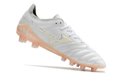 Mizuno Morelia Neo 3 FG Low-Tops Football Boots - White/Pink