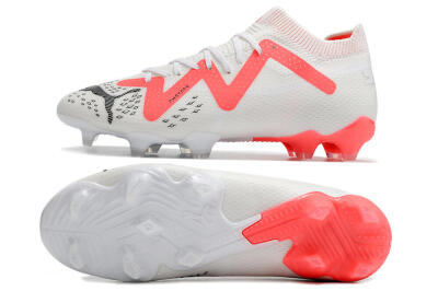 Puma Future Ultimate FG Low-Tops Football Boots - White/Red/Black