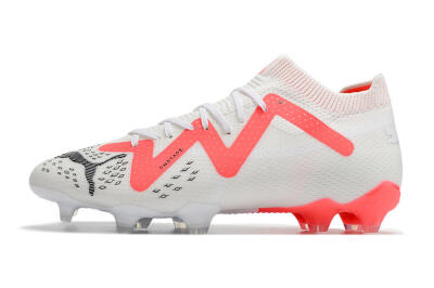 Puma Future Ultimate FG Low-Tops Football Boots - White/Red/Black