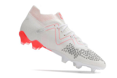 Puma Future Ultimate FG Low-Tops Football Boots - White/Red/Black