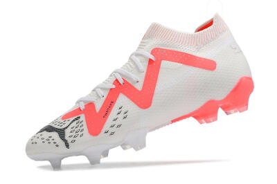 Puma Future Ultimate FG Low-Tops Football Boots - White/Red/Black