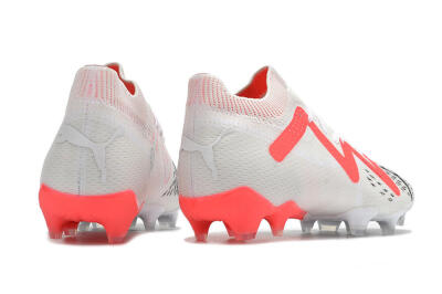 Puma Future Ultimate FG Low-Tops Football Boots - White/Red/Black