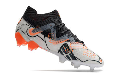 Puma Future Ultimate FG Low-Tops Football Boots - White/Silver/Black
