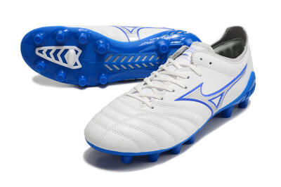 Mizuno Morelia Neo 3 Pro FG Low-Tops Football Boots - White/Blue