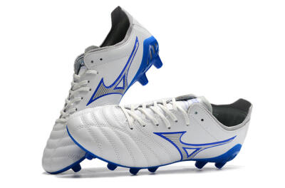 Mizuno Morelia Neo 3 Pro FG Low-Tops Football Boots - White/Blue