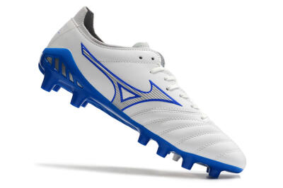 Mizuno Morelia Neo 3 Pro FG Low-Tops Football Boots - White/Blue