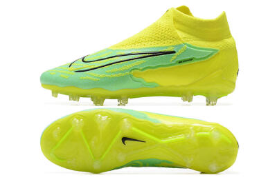 Nike Phantom GX Elite DF Link FG High-Tops Football Boots - Yellow/Green/Black