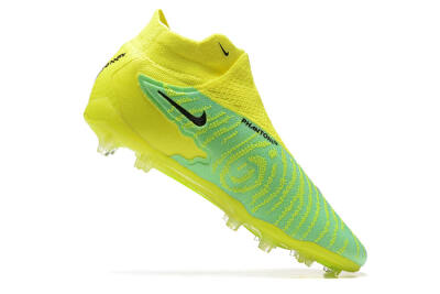 Nike Phantom GX Elite DF Link FG High-Tops Football Boots - Yellow/Green/Black