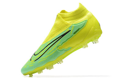 Nike Phantom GX Elite DF Link FG High-Tops Football Boots - Yellow/Green/Black