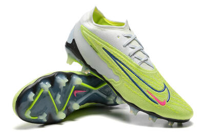 Nike Phantom GX Elite FG Low-Tops Football Boots - Green/White/Blue
