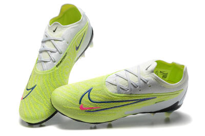 Nike Phantom GX Elite FG Low-Tops Football Boots - Green/White/Blue