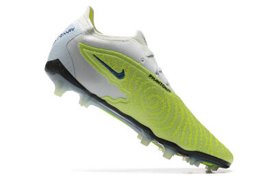 Nike Phantom GX Elite FG Low-Tops Football Boots - Green/White/Blue