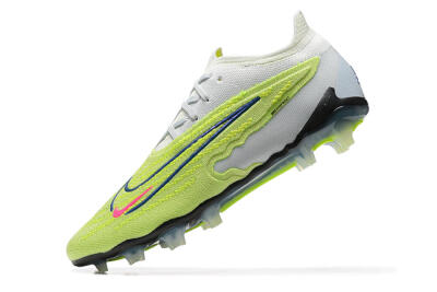 Nike Phantom GX Elite FG Low-Tops Football Boots - Green/White/Blue