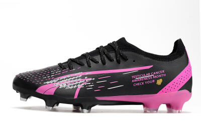 Puma Ultra Ultimate FG Low-Tops Football Boots - Black/White/Pink