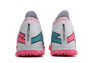 Nike Mercurial Vapor 15 Elite TF Low-Tops Football Shoes - White/Pink