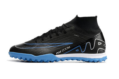 Nike Mercurial Superfly 9 Elite TF High-Tops Football Shoes - Black/Blue