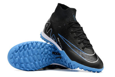 Nike Mercurial Superfly 9 Elite TF High-Tops Football Shoes - Black/Blue