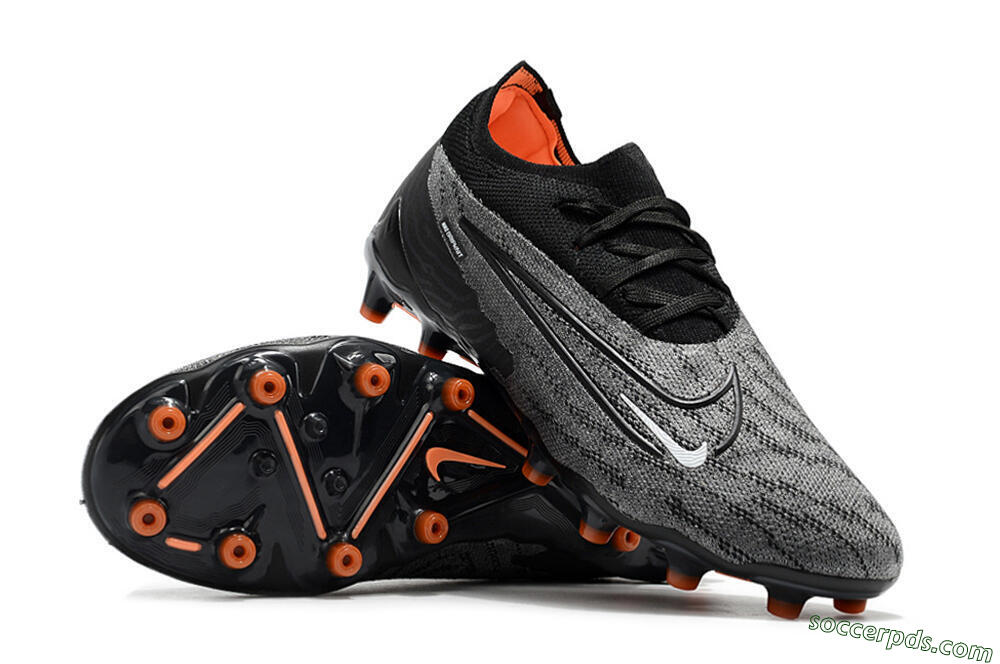 Nike Phantom GX Elite AG Low-Tops Football Boots - Black/Grey 3