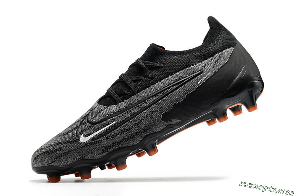 Nike Phantom GX Elite AG Low-Tops Football Boots - Black/Grey 5
