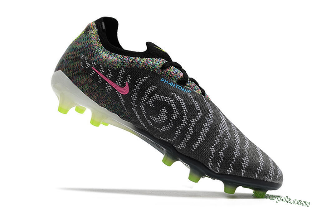 Nike Phantom GX Elite AG Low-Tops Football Boots - Grey/Green 4