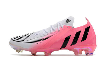 Adidas Predator Edge.1 FG Low-Tops Football Boots - White/Pink/Black