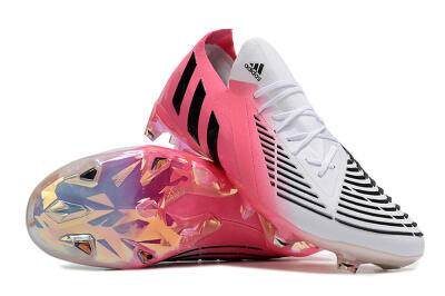 Adidas Predator Edge.1 FG Low-Tops Football Boots - White/Pink/Black