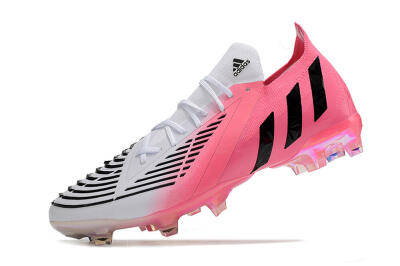 Adidas Predator Edge.1 FG Low-Tops Football Boots - White/Pink/Black