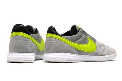 Nike Premier 2 Sala IC Low-Tops Football Shoes - Grey/Green/Black