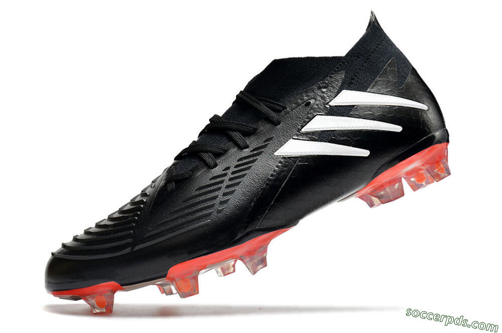 Adidas Predator Edge.1 FG High-Tops Football Boots - Black/White 4
