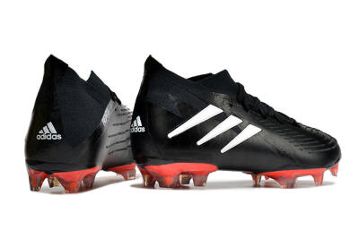 Adidas Predator Edge.1 FG High-Tops Football Boots - Black/White